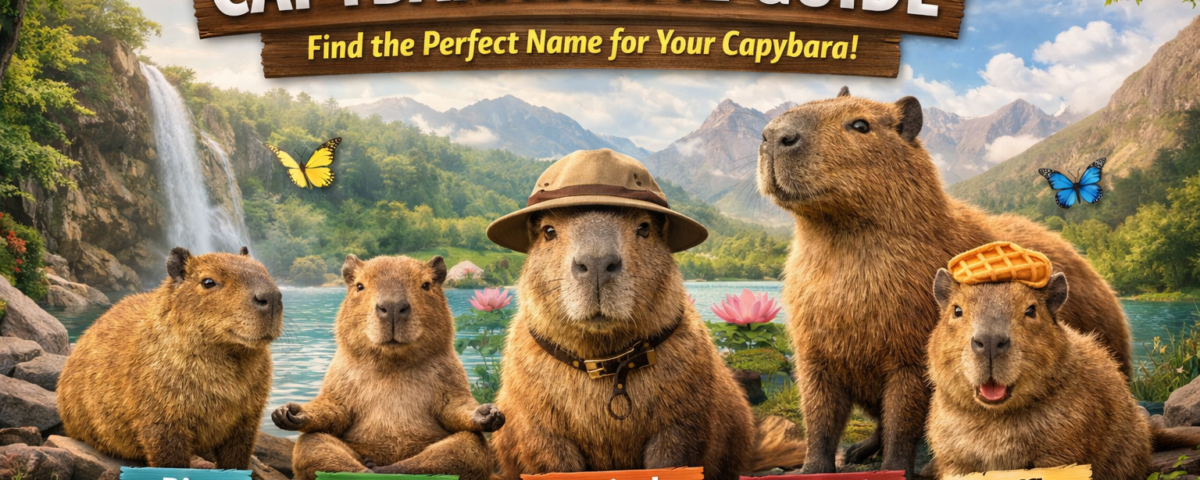Capybara name guide with cozy vibes