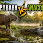 Capybara VS Anaconda