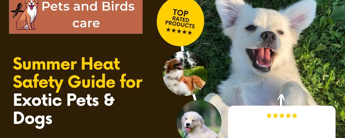 Summer Heat Safety guide for dog and Exotic pets
