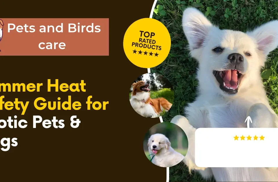 Summer Heat Safety guide for dog and Exotic pets